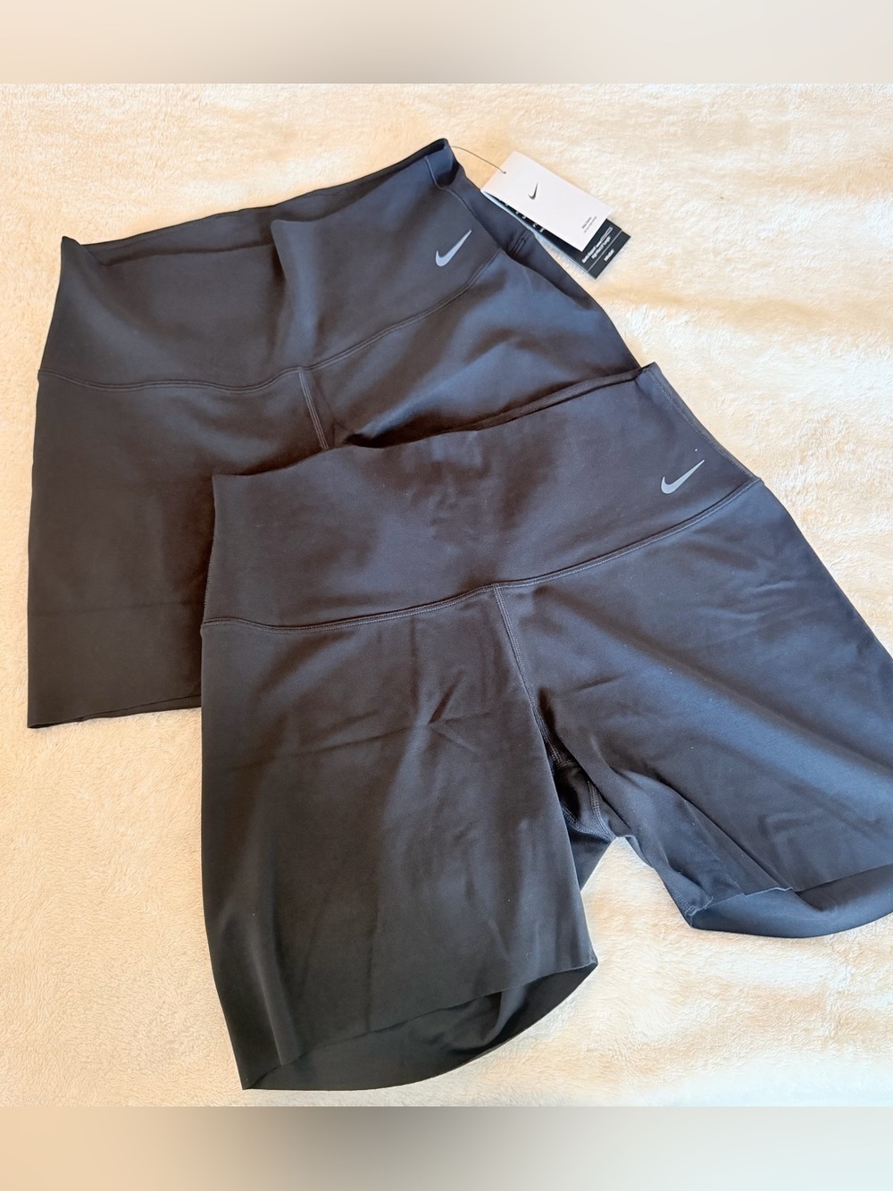 Nike Zenvy Black Biker Shorts Set Large Womens